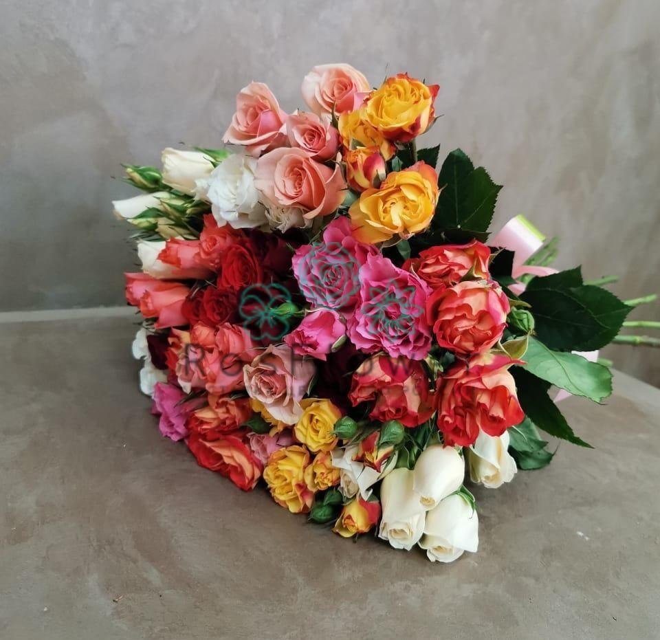 Букет цветов из: Розы в Коксовом