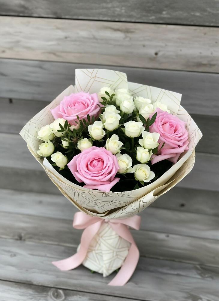Букет цветов из: Розы в Коксовом
