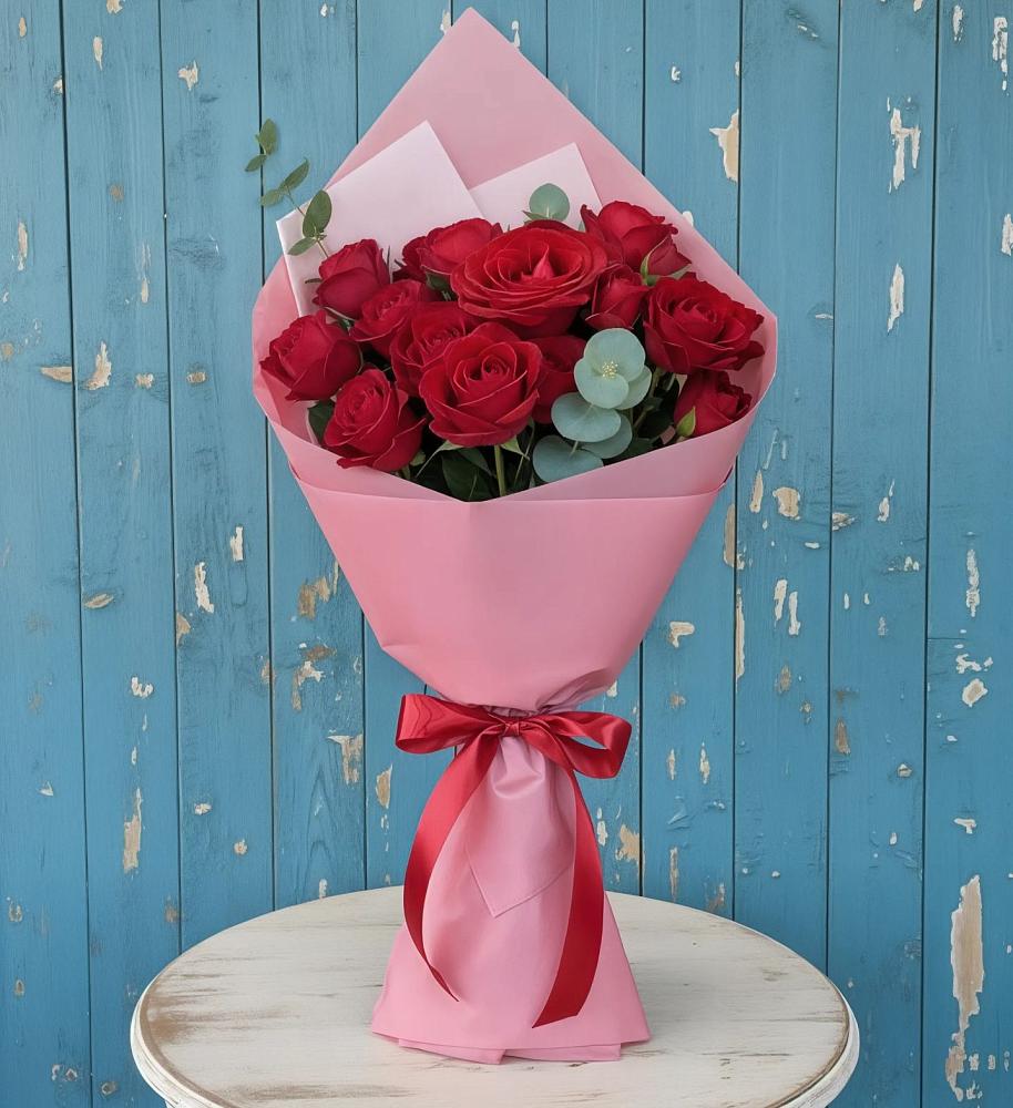 Букет цветов из: Розы в Коксовом