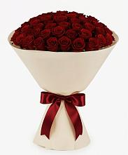 Букет 101 Бордовая роза Блэк Бакарра в Коксовом