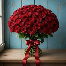 Букет Красные розы Блэк Меджик в Коксовом