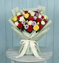 Букет цветов из:  Розы в Коксовом