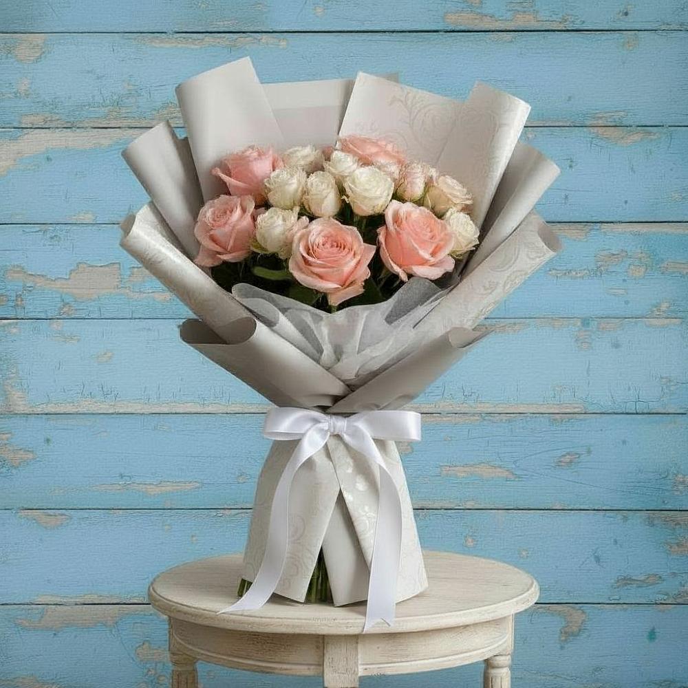 Букет цветов из: Розы в Коксовом