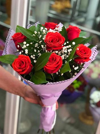 Букет цветов из: Розы в Коксовом