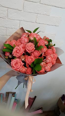 Букет цветов из: Розы в Коксовом