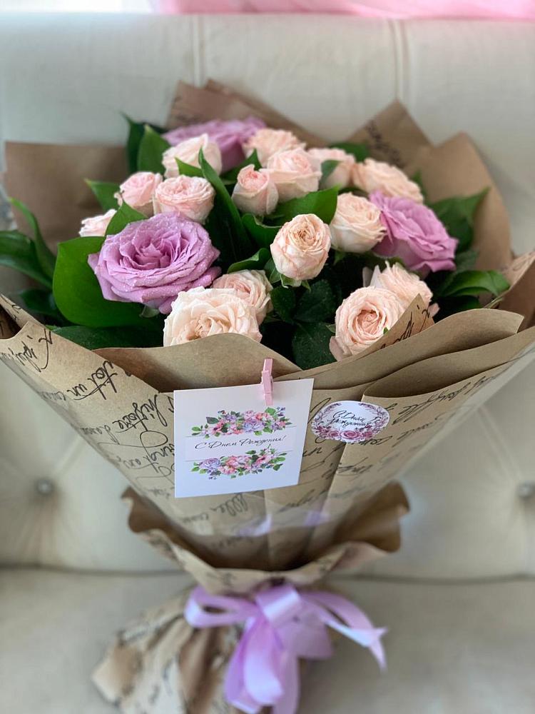 Букет цветов из: Розы в Коксовом