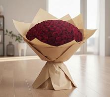 Букет 101 Красная роза в Коксовом