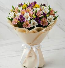 Букет цветов из:  Альстромерии в Коксовом
