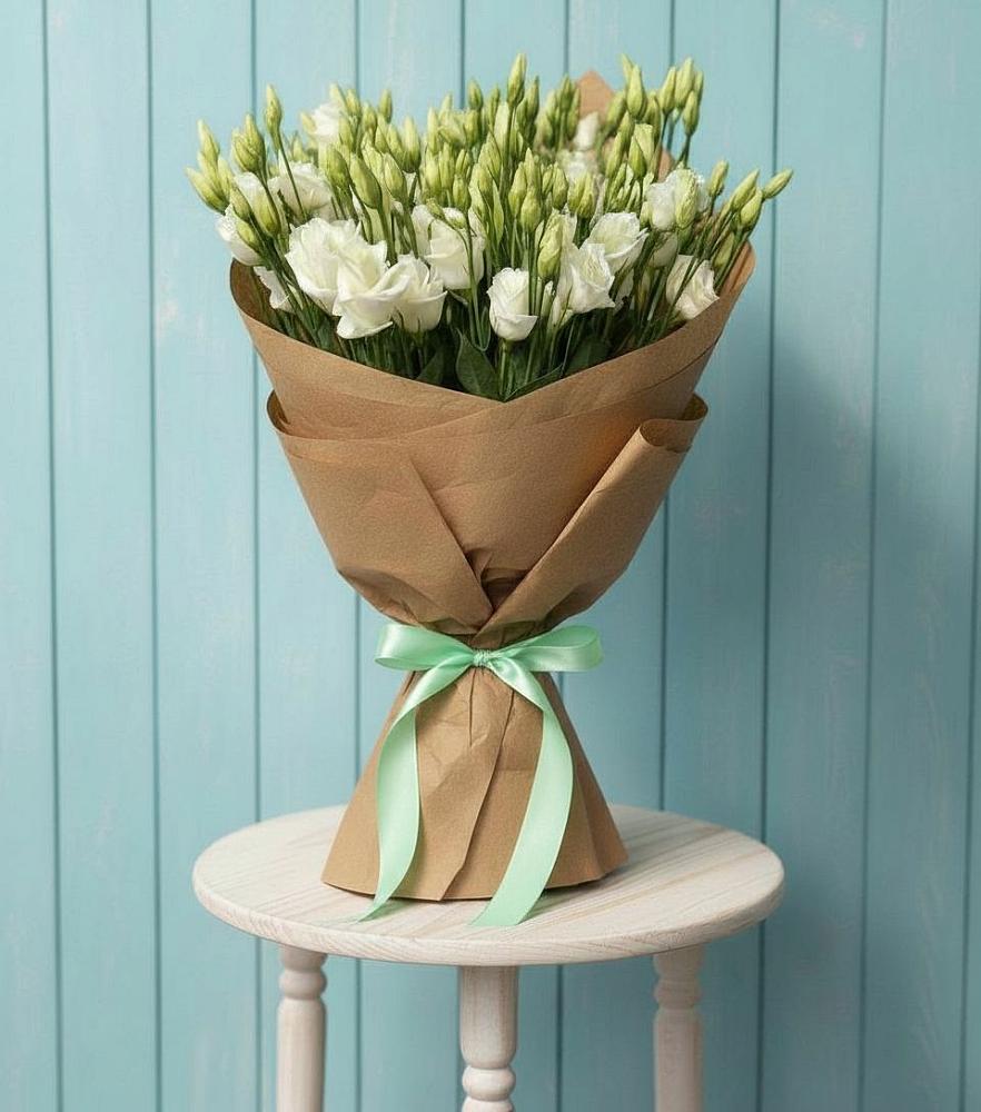 Букет цветов из: Лизиантусы в Коксовом