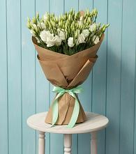 Букет цветов из:  Лизиантусы в Коксовом