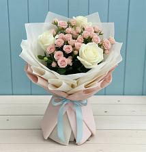 Букет цветов из:  Розы в Коксовом