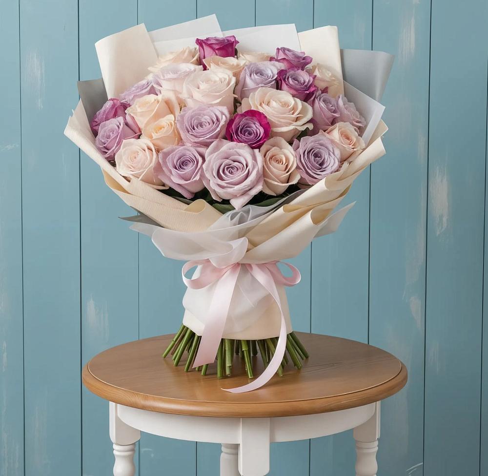 Букет цветов из: Розы в Коксовом