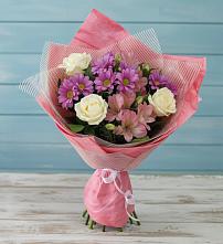 Букет цветов из:  Герберы #REPLACE_PRED# Коксовом