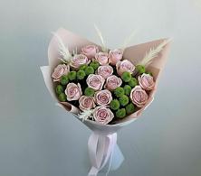 Букет цветов из:  Розы и Хризантемы в Коксовом
