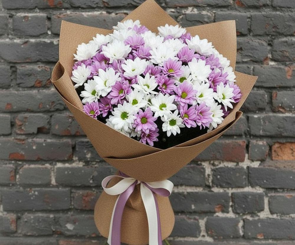 Букет цветов из: Хризантемы в Коксовом