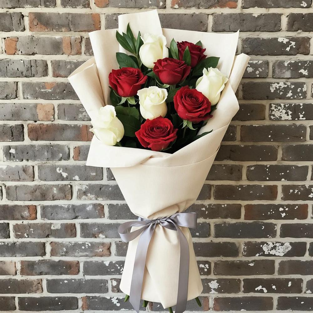 Букет цветов из: Розы в Коксовом