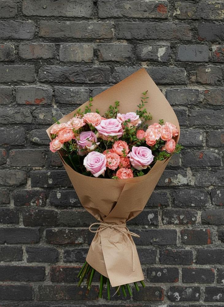 Букет цветов из: Розы в Коксовом