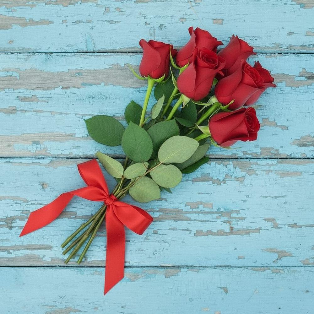 Букет Красные розы в Коксовом