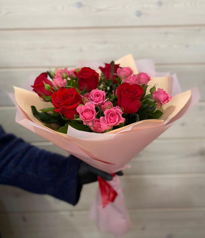 Букет цветов из: Розы в Коксовом