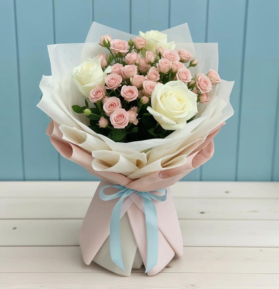 Букет цветов из: Розы в Коксовом