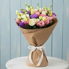 Букет цветов из:  Лизиантусы в Коксовом